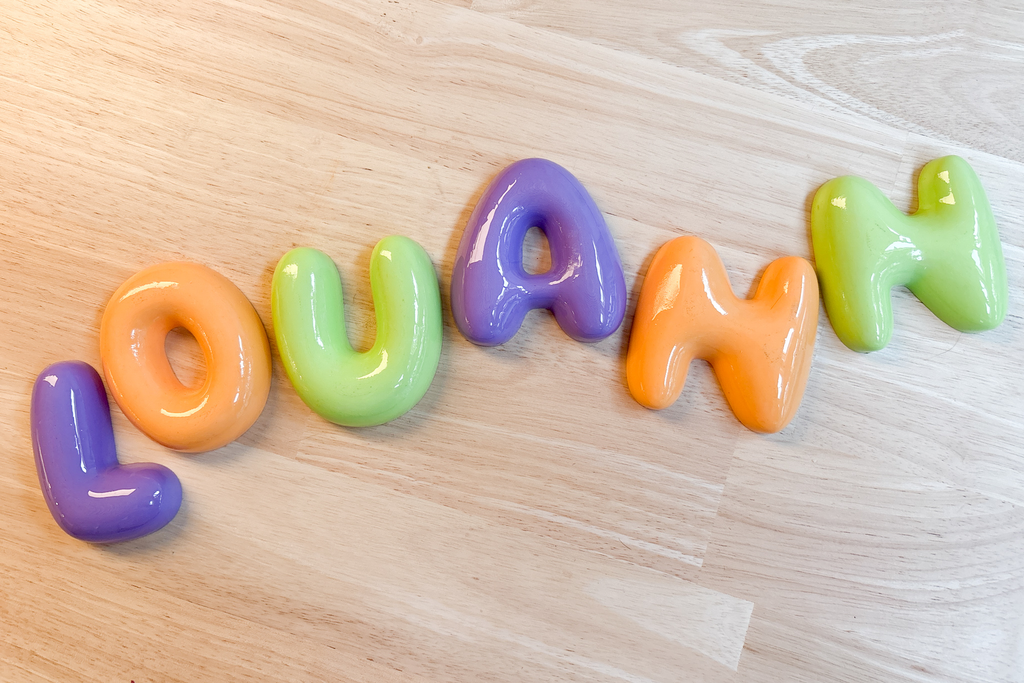 3D print Bubble letter 8 cm - onbewerkt