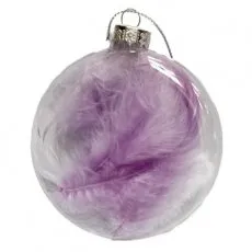 "My 1st Christmas" kerstbal (Paars)